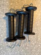 Set van 3 AKO poortgrepen voor lintafsluiting, als nieuw!, Weidegang, 1 paard of pony