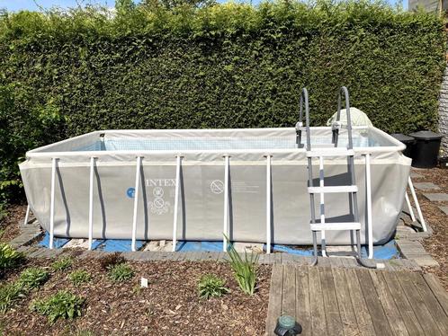 Intex opbouwzwembad 4m x 2m 1,2m, Tuin en Terras, Zwembaden, Gebruikt, Opzetzwembad, 120 cm of meer, 400 cm of meer, 200 tot 300 cm