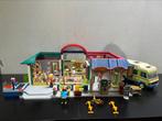 Playmobil supermarkt met groentenwagen, Kinderen en Baby's, Ophalen, Gebruikt, Complete set