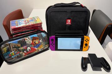  Te koop: Nintendo Switch met games en accessoires  beschikbaar voor biedingen