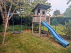 Blue Rabbit 2.0. Beach Hut met Schommel, glijbaan en klimrek, Kinderen en Baby's, Ophalen, Zo goed als nieuw, Glijbaan