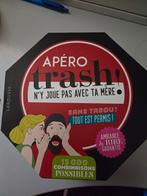 Jeu Apéro TRASH! N'y joue pas avec ta mère, Trois ou quatre joueurs, Envoi, Neuf