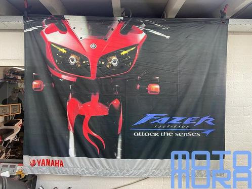 Originele YAMAHA Dealer vlag voor de FAZER 1000 model 2001 -, Verzamelen, Overige Verzamelen, Zo goed als nieuw, Ophalen of Verzenden
