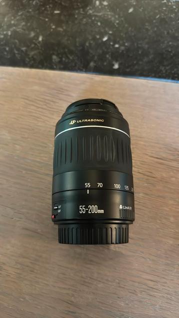 Canon lens 55-200, Audio, Tv en Foto, Ophalen, Zo goed als nieuw