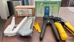 Gereedschap set voor netwerk bekabeling, Ophalen of Verzenden, Gebruikt