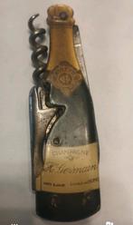 Ancien tire bouchon sommelier publicitaire Champagne Germain, Antiquités & Art, Antiquités | Autres Antiquités, Enlèvement ou Envoi
