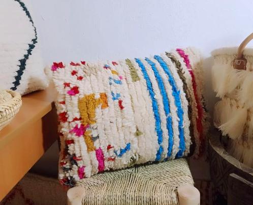 Super leuke boho handgemaakte berber kussens uit marokko, Huis en Inrichting, Woonaccessoires | Kussens, Nieuw, Overige kleuren