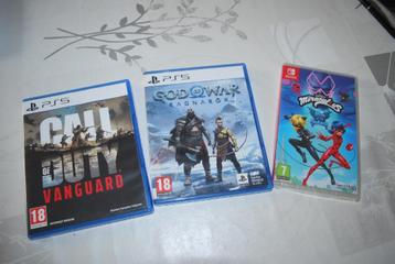 2 games voor ps5 en 1 game voor switch   beschikbaar voor biedingen