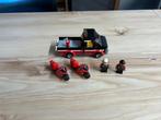 LEGO racecar met moto's set, Verzenden, Gebruikt, Complete set, Lego