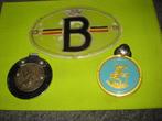 Set van 2 belastinghouders + B Oldtimer-voorouderplaat, Auto's, Oldtimers, Particulier, Te koop, Overige merken