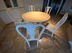 Eetkamer tafel Jean Claude Mahey met 5 stoelen, Huis en Inrichting, Ophalen, Gebruikt