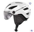 Abus pedelec ace 2.0 polar white M, Fietsen en Brommers, Fietsaccessoires | Fietshelmen, Ophalen, M, Zo goed als nieuw, ABUS