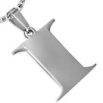 Alfabet letter I hanger in staal, Handtassen en Accessoires, Ophalen of Verzenden, Nieuw