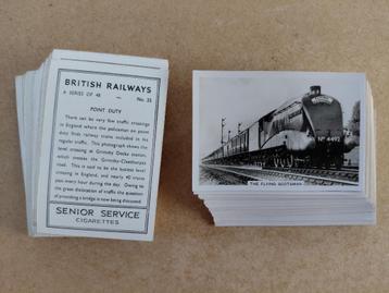 British Railways complete set 48 chromos treinen 1938 beschikbaar voor biedingen