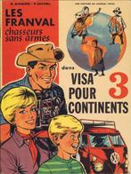 Les Franval - 2 - Visa pour 3 continents (EO 1966) broché, Enlèvement ou Envoi, Comme neuf, Duval & Aidans, Une BD