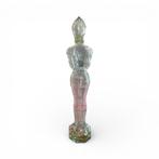 Grote glazen figuren, glazen flessen, ridders. Decoratief, Antiek en Kunst, Antiek | Overige Antiek, Ophalen