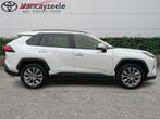 Toyota RAV-4 4X4Premium Plus+360cam+nav+se, Wit, USB, 5 deurs, Hybride Elektrisch/Benzine