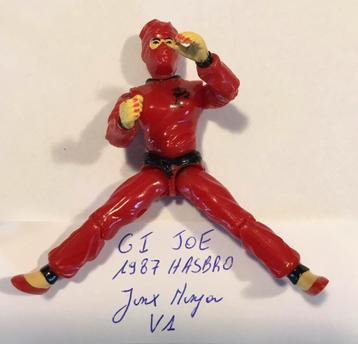 GI JOE Vintage actiefiguur Jinx Ninja 1987 Hasbro V1 beschikbaar voor biedingen