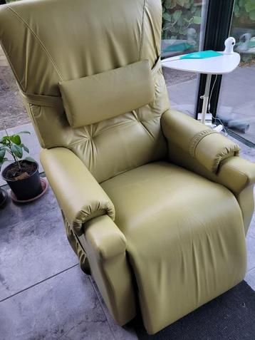 Electrische relaxzetel, Enlèvement, Utilisé, 75 à 100 cm, Synthétique