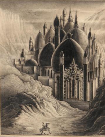 Victor Stuyvaert (1897-1974): Arabian Nights 1932 (44x58cm) beschikbaar voor biedingen