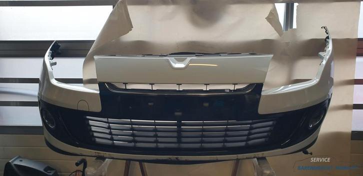 Motorkap voorbumper koplampen Megane III 2011 wit OV369 voor, Auto-onderdelen, Carrosserie, Renault, Voor, Gebruikt