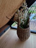 Rietenmand & Orchidee Bloemstuk, Huis en Inrichting, Kamerplanten, Ophalen of Verzenden, Overige soorten, In pot, 100 tot 150 cm
