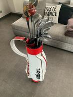 Golfsticks Wilson met lederen draagtas, Enlèvement, Utilisé, Club, Autres marques