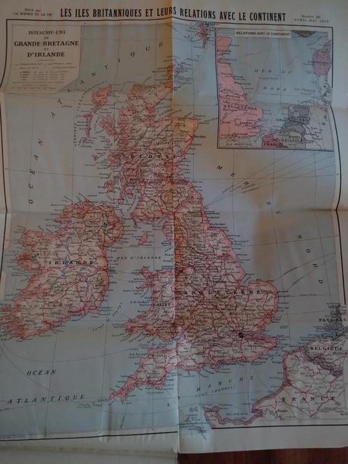 26 mooie kaarten periode 1916 tot 1929, Livres, Atlas & Cartes géographiques, Monde, Enlèvement ou Envoi