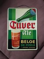 Blikken reclamebord Cuver Ale Belge - 1937, Ophalen of Verzenden, Zo goed als nieuw, Reclamebord