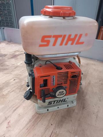 Stihl sr 400 drukspuit ,bladblazer beschikbaar voor biedingen