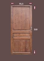 Porte Chêne Massif, Bricolage & Construction, 75 à 150 cm, Enlèvement, Utilisé, Autres types