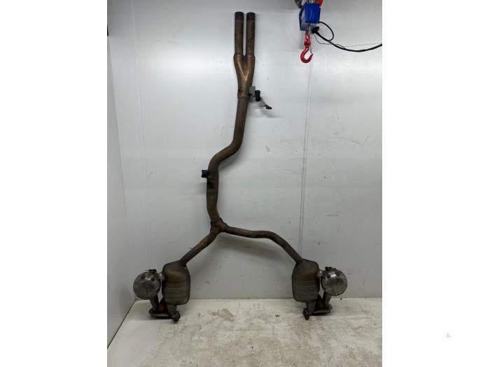 Uitlaat Midden + Einddemper van een Audi A6, Auto-onderdelen, Uitlaatsystemen, Audi, Gebruikt, 3 maanden garantie, Ophalen of Verzenden