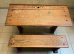 2 oude schoolbanken - €25/stuk, Huis en Inrichting, Ophalen, Gebruikt, Bureau