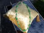 Collier vintage orné de perles de Murano, Enlèvement ou Envoi, Vert, Autres matériaux