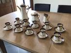 Frank haviland Limoges koffie servies, belegd met bladgoud, Antiquités & Art, Enlèvement ou Envoi