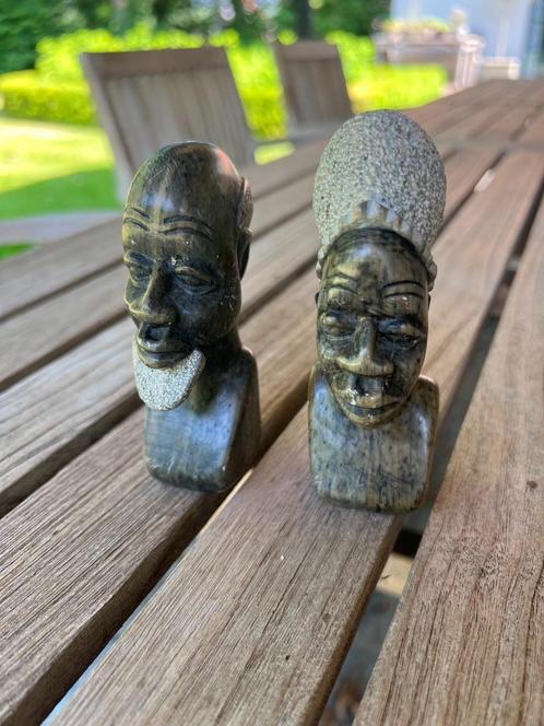 Afrikaanse beeldjes, Antiek en Kunst, Kunst | Beelden en Houtsnijwerken, Ophalen of Verzenden