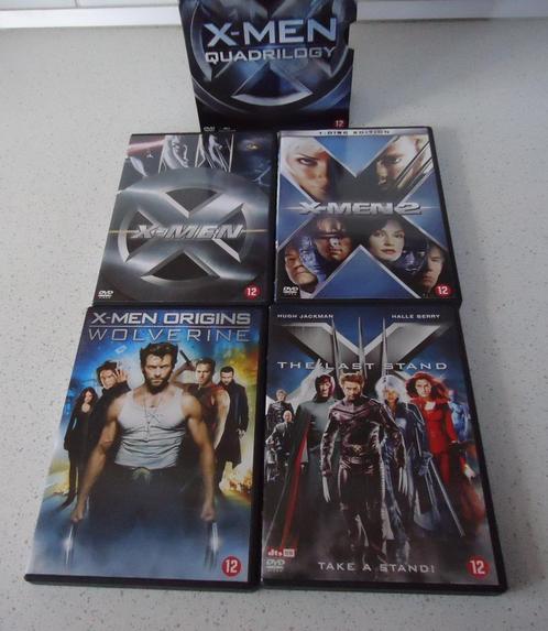 Lot van 4 DVD's in BOX "X-Man" Quadrilogy in prima staat !, CD & DVD, DVD | Action, Utilisé, Action, Coffret, À partir de 12 ans