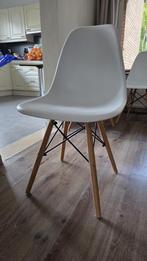 4 stoelen wit, Ophalen, Gebruikt, Wit, Vier