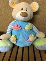 Grand doudou éveil ours Nattou, Verzamelen, Beren en Cherished Teddies, Ophalen, Gebruikt, Stoffen beer, Overige merken