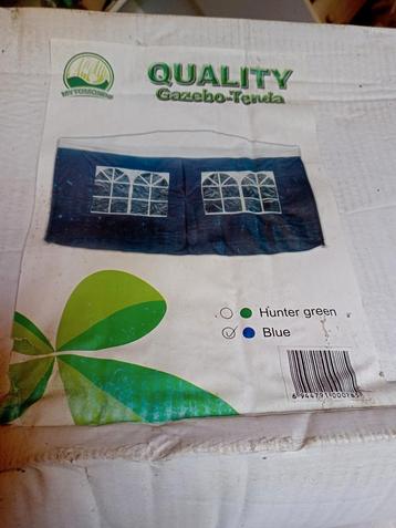Partytent wit en blauw, Tuin en Terras, Partytenten, Ophalen, Partytent