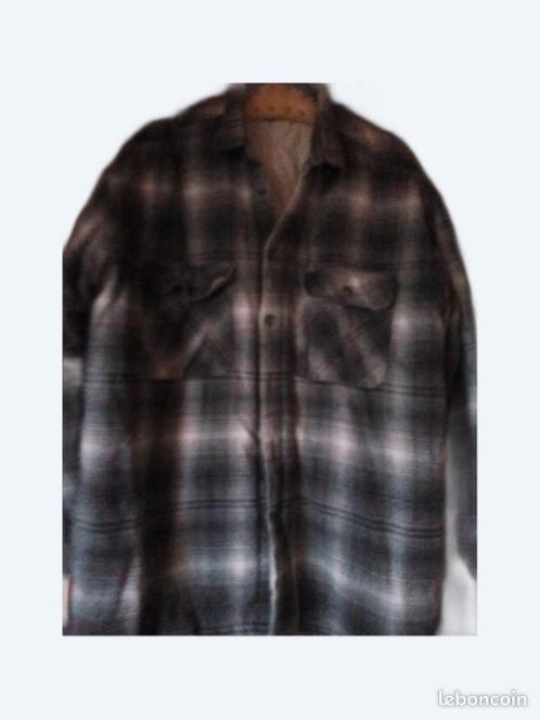 chemise flanelle épaisse pour homme, Kleding | Heren, Overhemden, Grijs, Ophalen of Verzenden