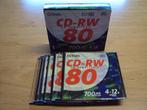Octron 5 Pack CD-RW 700MB/80 minuten 4-12x Speed  NIEUW !, Ophalen of Verzenden