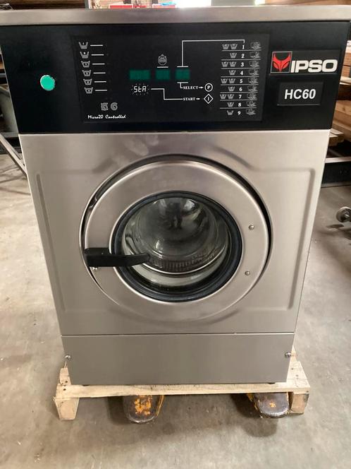 Te koop een Ipso HC 60 professionele, industriele wasmachine, Elektronische apparatuur, Wasmachines, Gebruikt, Voorlader, 4 tot 6 kg