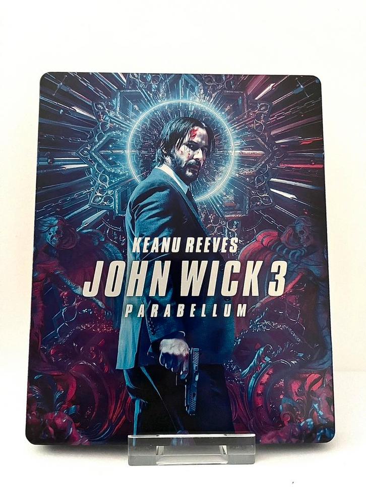 John Wick 3 : Parabellum Steelbook Blu-ray, CD & DVD, Blu-ray, Comme neuf, Action, Enlèvement ou Envoi