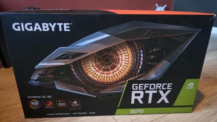 NVIDIA Geforce RTX 3070 Gigabyte, Computers en Software, Videokaarten, Gebruikt, Nvidia, PCI-Express 4.0, GDDR6, HDMI, DisplayPort