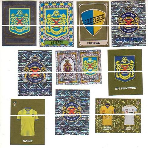 Panini /  Diverse jaren / SK. Beveren / 10 Emblemen, Verzamelen, Sportartikelen en Voetbal, Zo goed als nieuw, Poster, Plaatje of Sticker