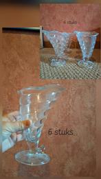 Ijscreme glazen nieuw, Verzamelen, Glas en Drinkglazen, Ophalen, Nieuw