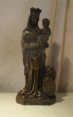 Prachtig Antiek Beeld - Maagd Maria en Jezus - Maucci, Antiek en Kunst, Antiek | Religieuze voorwerpen, Ophalen of Verzenden