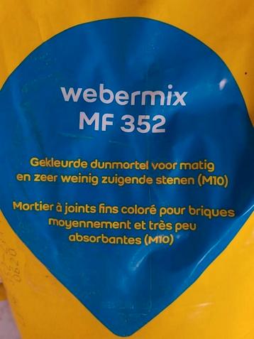 Webermix MF 352 dunbedmortel antraciet