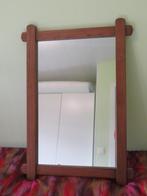 eikenhouten spiegel 96 cm x 68 cm, Ophalen, Zo goed als nieuw, Minder dan 100 cm, Rechthoekig